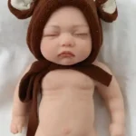 Silicone Sleeping Reborn Baby Doll Forest Animal Themed Collector Doll