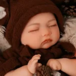 Silicone Sleeping Reborn Baby Doll Forest Animal Themed Collector Doll