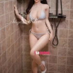 155cm 5ft1 Busty Shower Scene Sex Dolls Curvy Beachwear Sex Dolls