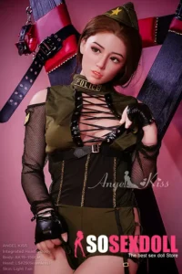 155cm 5ft1 Camouflage Lingerie Sex Dolls Fetish Strappy Outfit Sex Dolls
