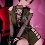 ตุ๊กตาเซ็กส์ชุดชั้นในลายพราง 155 ซม. 5 ฟุต 1 ชุดตุ๊กตาเซ็กส์แบบสายรัด