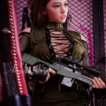 ตุ๊กตาเซ็กส์ชุดชั้นในลายพราง 155 ซม. 5 ฟุต 1 ชุดตุ๊กตาเซ็กส์แบบสายรัด