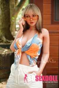 159cm 5ft2 Knotted Top Sexy Sex Dolls Outdoor Wood Cabin Sex Dolls