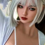 161cm 5ft3 Silver Shorts Outdoor Sex Dolls Backpack Youth Style Sex Dolls In Stock(US Only)