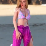 162cm 5ft3 Summer Vacation Style Sex Dolls Blonde Outdoor Sex Dolls