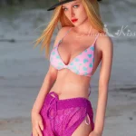 162cm 5ft3 Summer Vacation Style Sex Dolls Blonde Outdoor Sex Dolls
