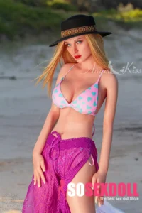 162cm 5ft3 Summer Vacation Style Sex Dolls Blonde Outdoor Sex Dolls