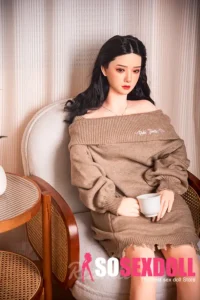 163cm 5ft4 Beige Sweater Love Dolls Cozy Home Style Sex Dolls In Stock(US Only)