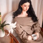 163cm 5ft4 Beige Sweater Love Dolls Cozy Home Style Sex Dolls In Stock(US Only)