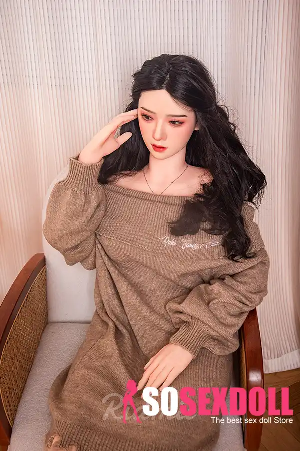 163cm 5ft4 Beige Sweater Love Dolls Cozy Home Style Sex Dolls In Stock(US Only)