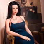 163cm 5ft4 Blue Satin Dress Love Dolls Classy Evening Dress Dolls In Stock(US Only)