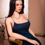 163cm 5ft4 Blue Satin Dress Love Dolls Classy Evening Dress Dolls In Stock(US Only)