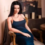 163cm 5ft4 Blue Satin Dress Love Dolls Classy Evening Dress Dolls In Stock(US Only)