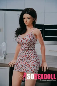 163cm 5ft4 Floral Dress Large Breasted Sex Dolls In Stock(US Only)