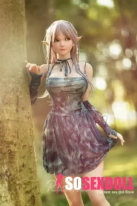 163cm 5ft4 Floral Hair Accessory Sex Dolls Soft Sweet Beauty Sex Dolls In Stock (EU Only)