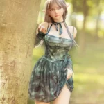 163cm 5ft4 Floral Hair Accessory Sex Dolls Soft Sweet Beauty Sex Dolls In Stock (EU Only)