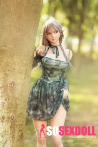 163cm 5ft4 Floral Hair Accessory Sex Dolls Soft Sweet Beauty Sex Dolls In Stock (EU Only)