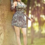 163cm 5ft4 Floral Hair Accessory Sex Dolls Soft Sweet Beauty Sex Dolls In Stock (EU Only)