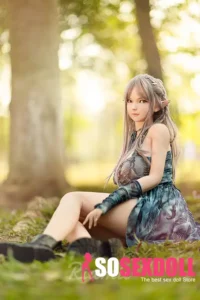 163cm 5ft4 Floral Hair Accessory Sex Dolls Soft Sweet Beauty Sex Dolls In Stock (EU Only)