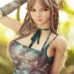 163cm 5ft4 Floral Hair Accessory Sex Dolls Soft Sweet Beauty Sex Dolls In Stock (EU Only)