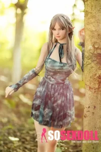 163cm 5ft4 Floral Hair Accessory Sex Dolls Soft Sweet Beauty Sex Dolls In Stock (EU Only)