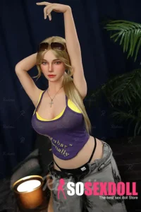 164cm 5ft4 Purple Casual Outfit Sex Dolls Streetwear Fashion Dolls In Stock(US Only)