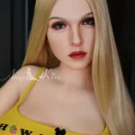164cm 5ft4 Yellow Crop Top Sexy Sex Dolls Realistic Big Breast Sex Dolls