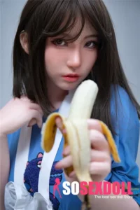 Silicone Asian Cute Maid Innocent Charm Sex Doll