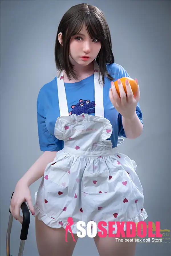 Silicone Asian Cute Maid Innocent Charm Sex Doll