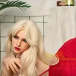 Silicone Blonde Curvy Sultry Elegant Sex Doll