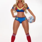 Silicone Bold Fiery Soccer Girl Sex Doll