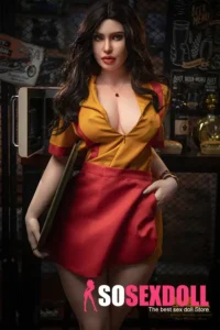 Silicone Sultry Curvy Waitress Flirty Sex Doll