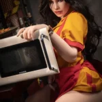 Silicone Sultry Curvy Waitress Flirty Sex Doll