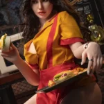 Silicone Sultry Curvy Waitress Flirty Sex Doll