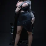 Silicone Asian Elegant Office Lady Sex Doll