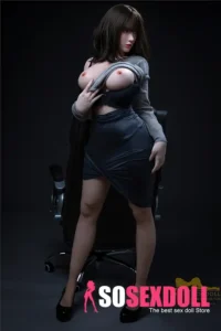 Silicone Asian Elegant Office Lady Sex Doll
