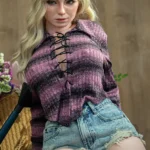 Silicone Casual Denim Country Girl Sex Doll