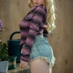 Silicone Casual Denim Country Girl Sex Doll
