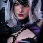 Silicone Curvy Warrior Dark Jeanne Cosplay Sex Doll