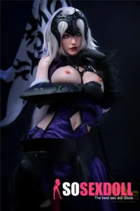 Silicone Curvy Warrior Dark Jeanne Cosplay Sex Doll
