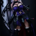 Silicone Curvy Warrior Dark Jeanne Cosplay Sex Doll