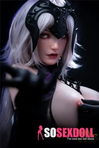 Silicone Curvy Warrior Dark Jeanne Cosplay Sex Doll
