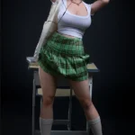 Silicone Cute Playful Schoolgirl Classroom Sex Doll