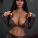 Silicone Hot Leather Office Lady Fantasy Sex Doll
