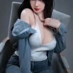 Silicone Mature Elegant Lounge Office Sex Doll