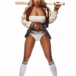 Silicone Sexy Baseball Girl Sport Fantasy Sex Doll