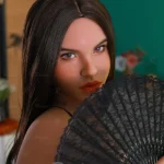 166cm 5ft5 Black Leather Lingerie Sex Dolls Seductive Strappy Outfit Dolls In Stock(US Only)