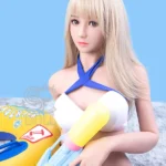 166cm 5ft5 Blonde Bikini Sexy Sex Dolls Beach Style Love Dolls C Cup