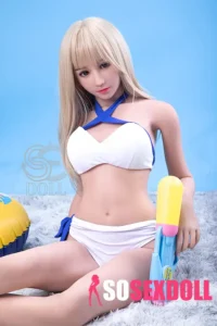 166cm 5ft5 Blonde Bikini Sexy Sex Dolls Beach Style Love Dolls C Cup