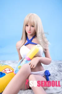 166cm 5ft5 Blonde Bikini Sexy Sex Dolls Beach Style Love Dolls C Cup
